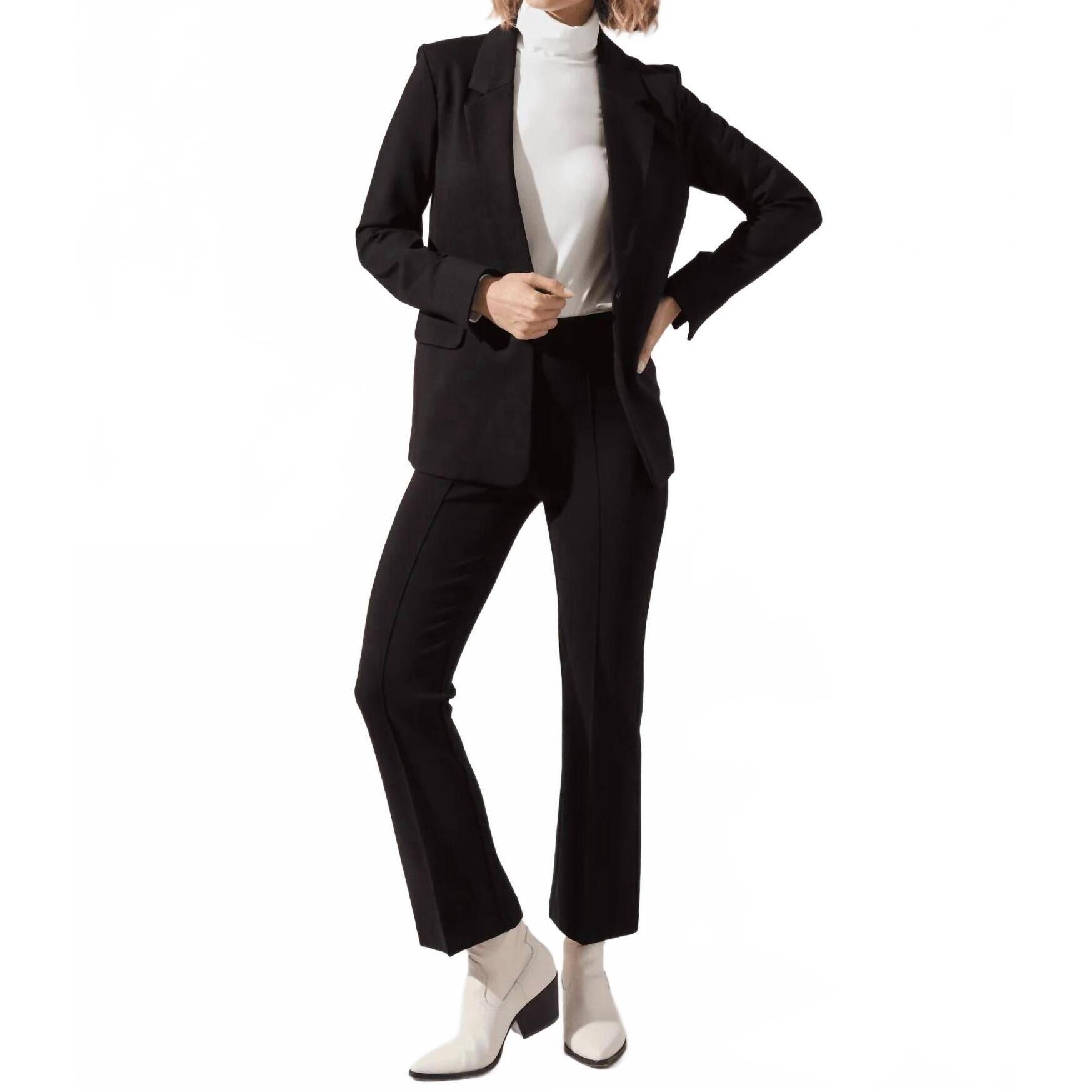 New Lysse Essential Ponte Blazer In Black